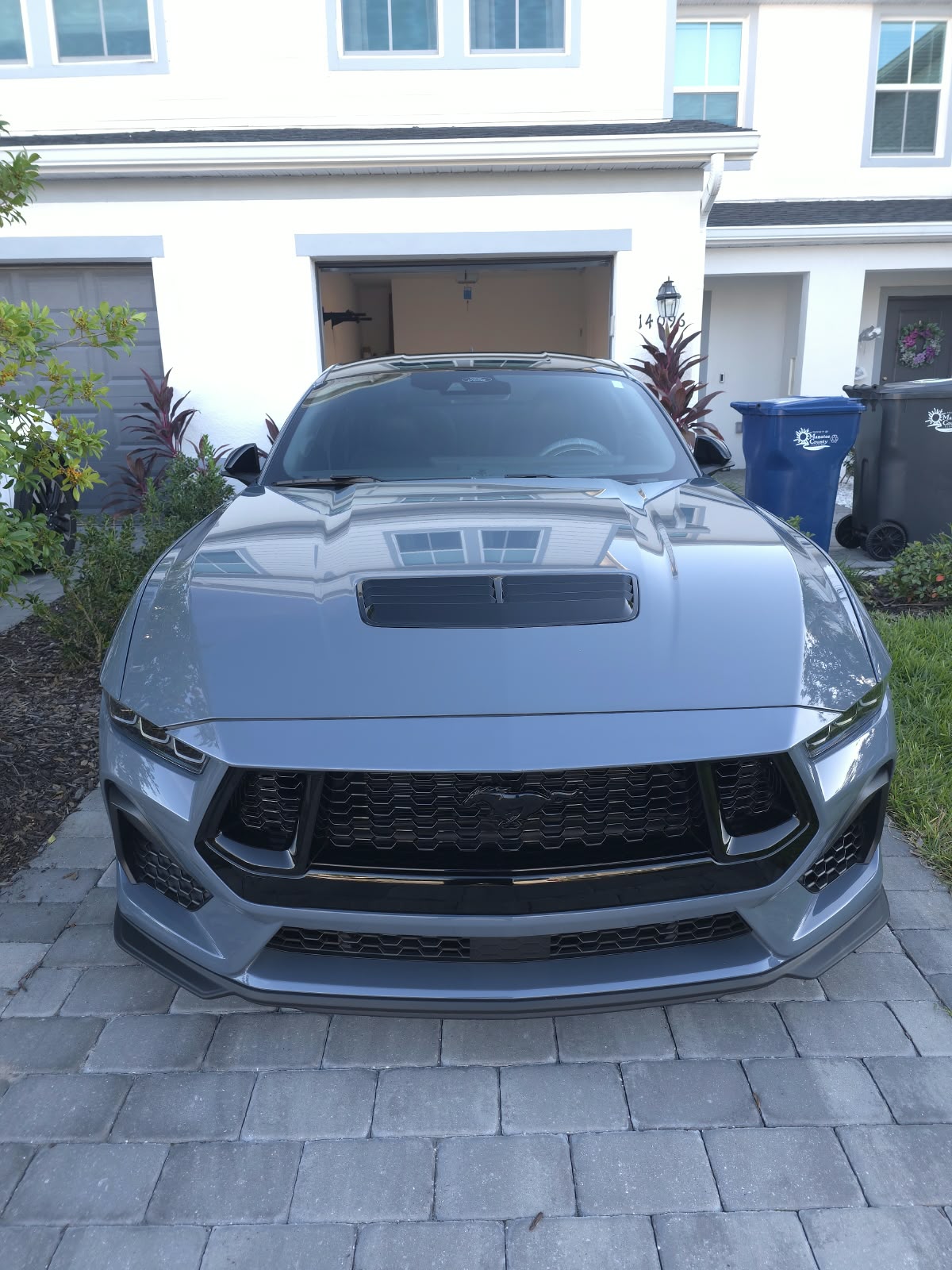 Gray vehicle exterior — After